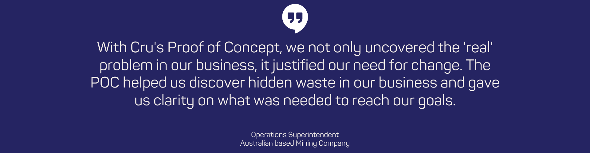 Proof of Value Quote - Superintendent